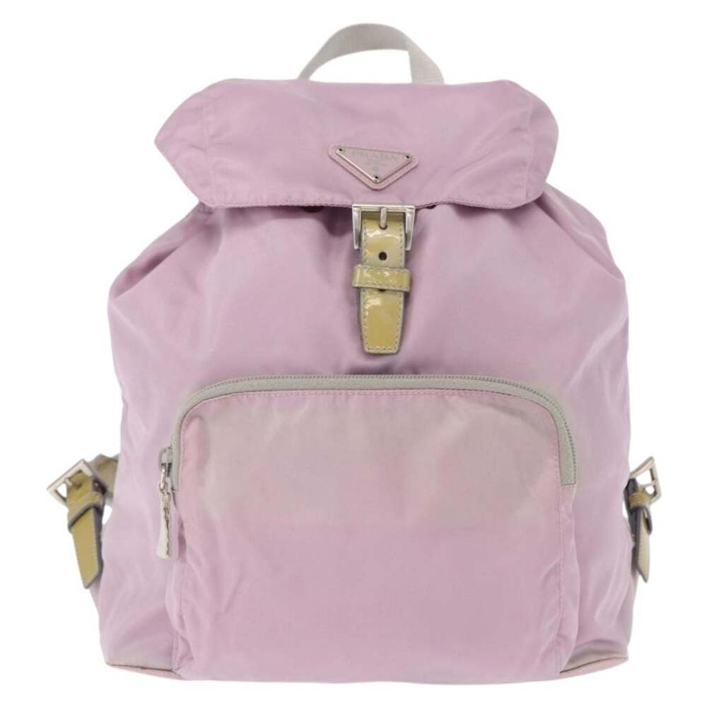 Prada Nylon Backpack Pink